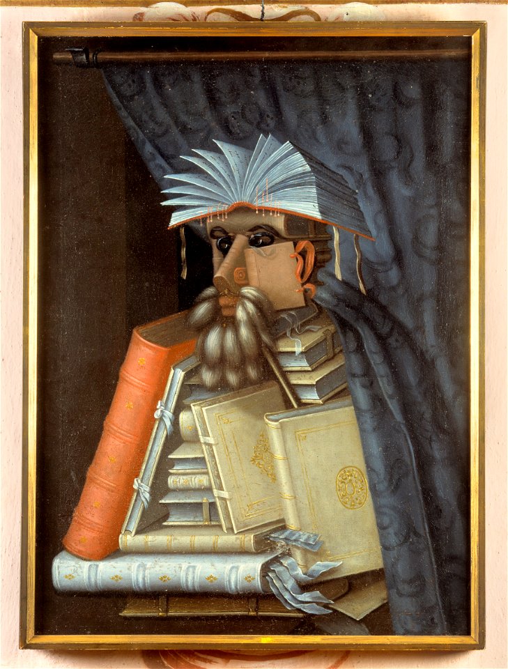 Porträtt. Karikatyr. Bibliotekarien. Guiseppe Arcimboldo - Skoklosters slott - 73759