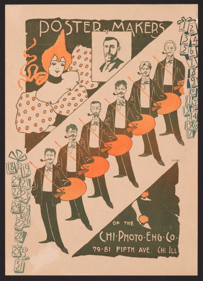 Poster makers of the Chicago Photo Engraving Co. LCCN2014647811