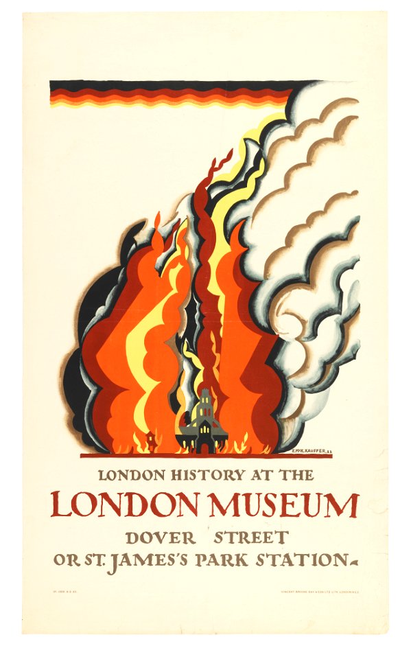 Poster, London History at the London Museum, for London Underground, 1922 (CH 18447525)
