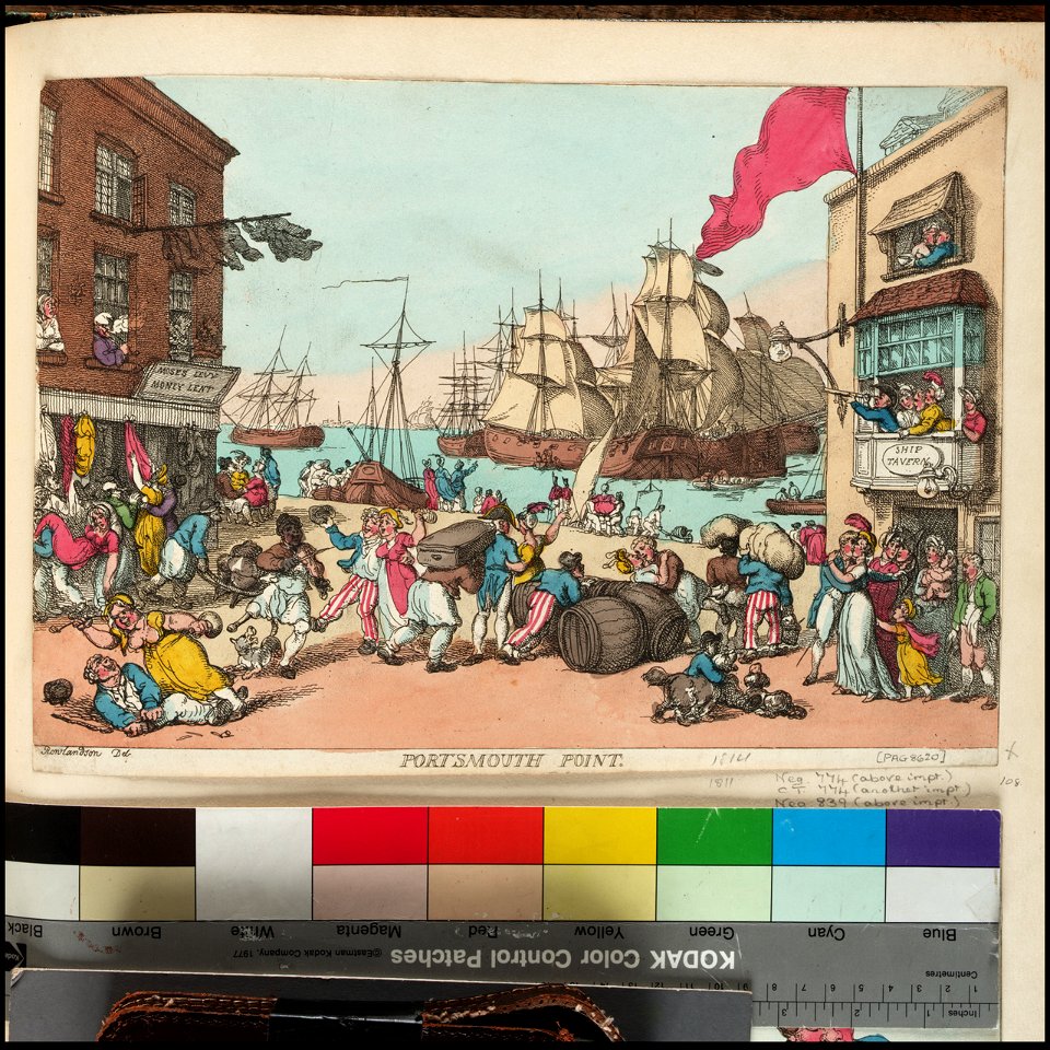 Portsmouth Point (caricature) RMG PX8620