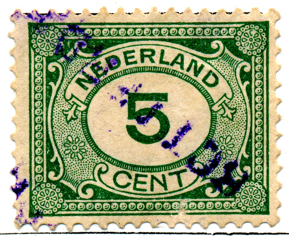 Postzegel 1921 5 cent