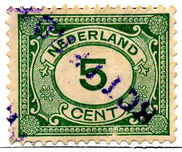 Postzegel 1921 5 cent
