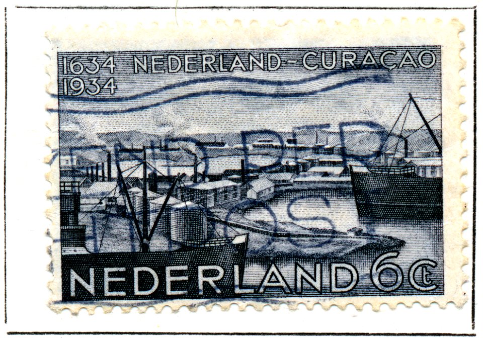 Postzegel 1934 curaçao