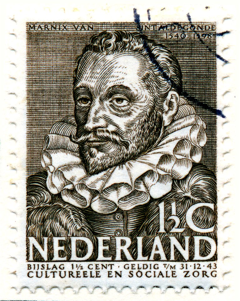 Postzegel NL 1938 nr305-309 A