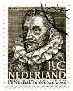 Postzegel NL 1938 nr305-309 A