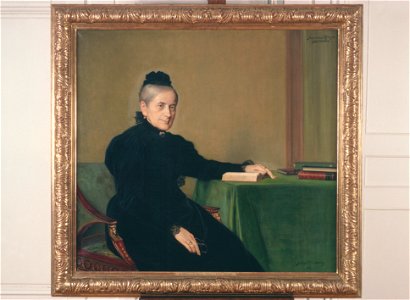 Porträttmålning, Johanna Kempe, född Wallis - Hallwylska museet - 47351. Free illustration for personal and commercial use.