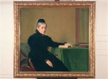 Porträttmålning, Johanna Kempe, född Wallis - Hallwylska museet - 47351