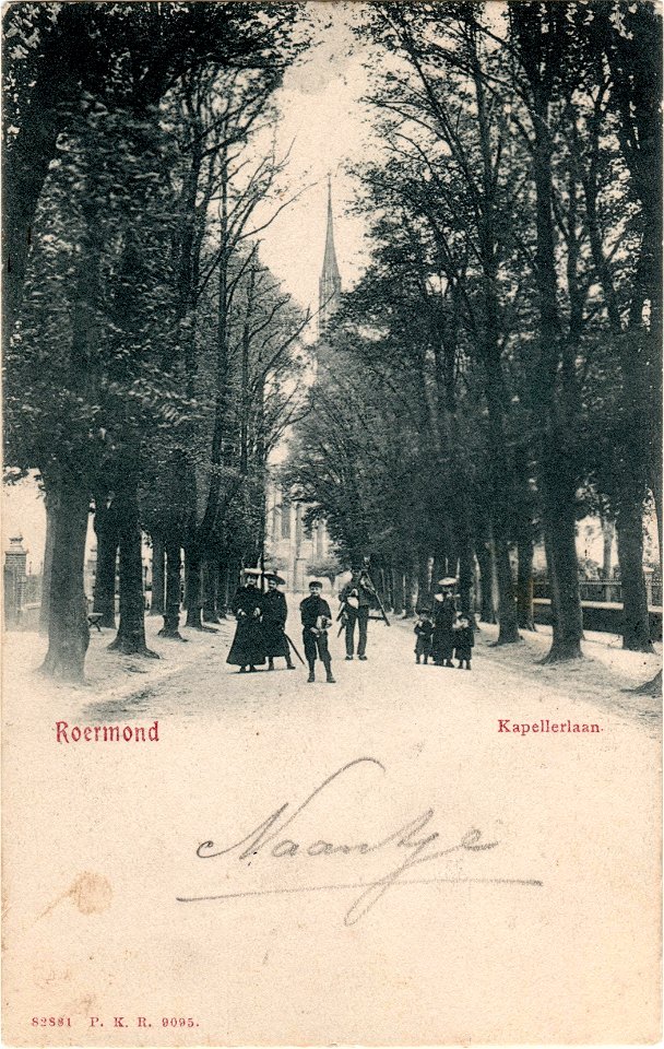 Postcard 82881 PKR 9095 Kapellerlaan Roermond recto