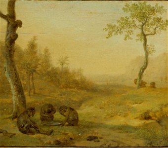 Potter, Paulus - Punishment of a Hunter (Catching Monkeys)