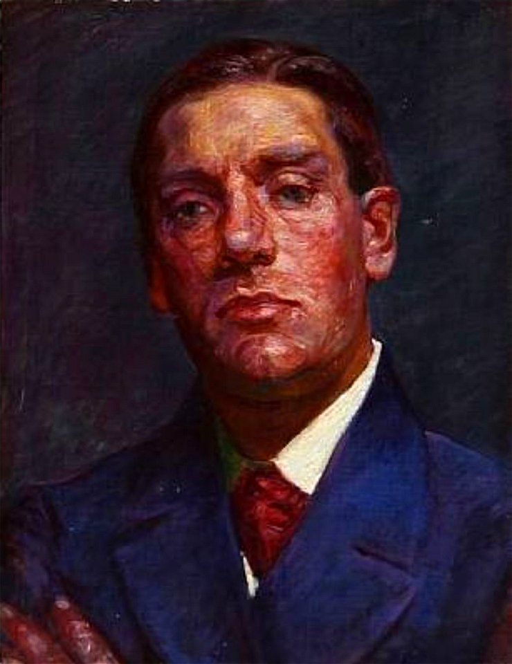 Portræt af tømrer Bendixen (Zahrtmann)