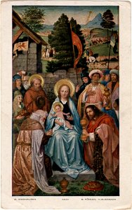 Postcard 6849 (The Adoration of the Magi) recto