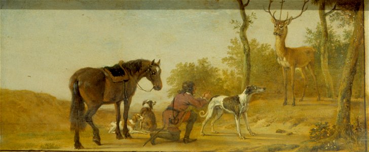 Potter, Paulus - Punishment of a Hunter (Vision of Saint Hubert)
