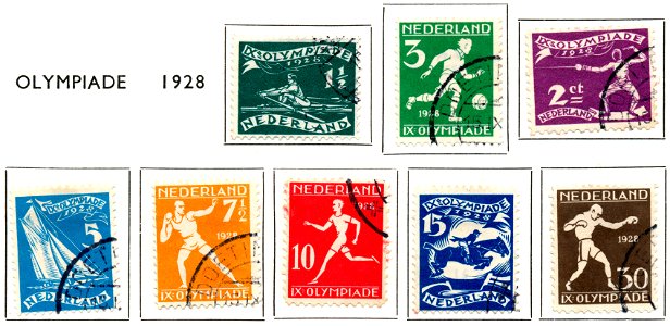 Postzegel 1928 olympiade