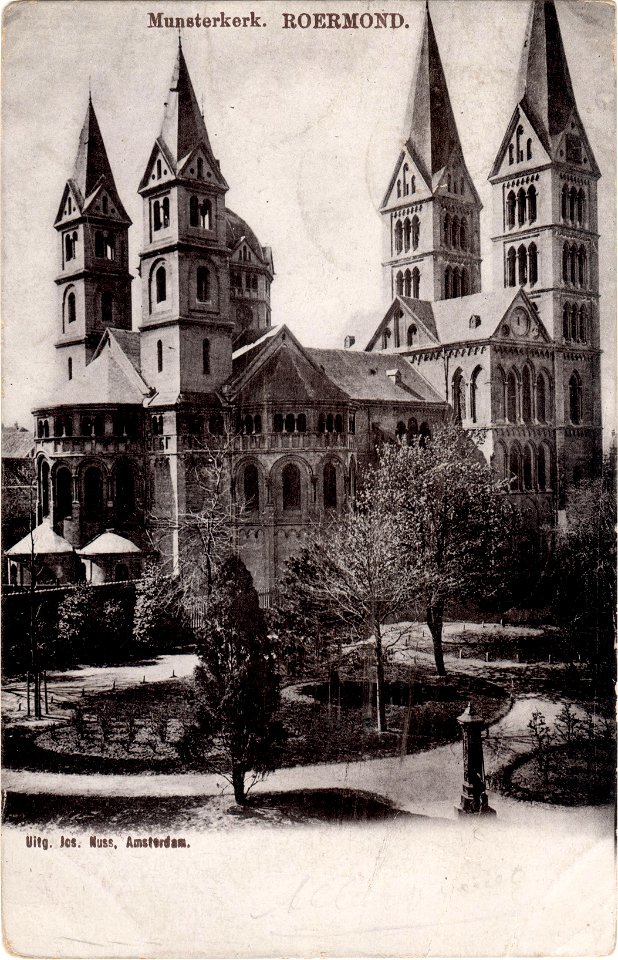 Postcard Munsterkerk, ROERMOND recto