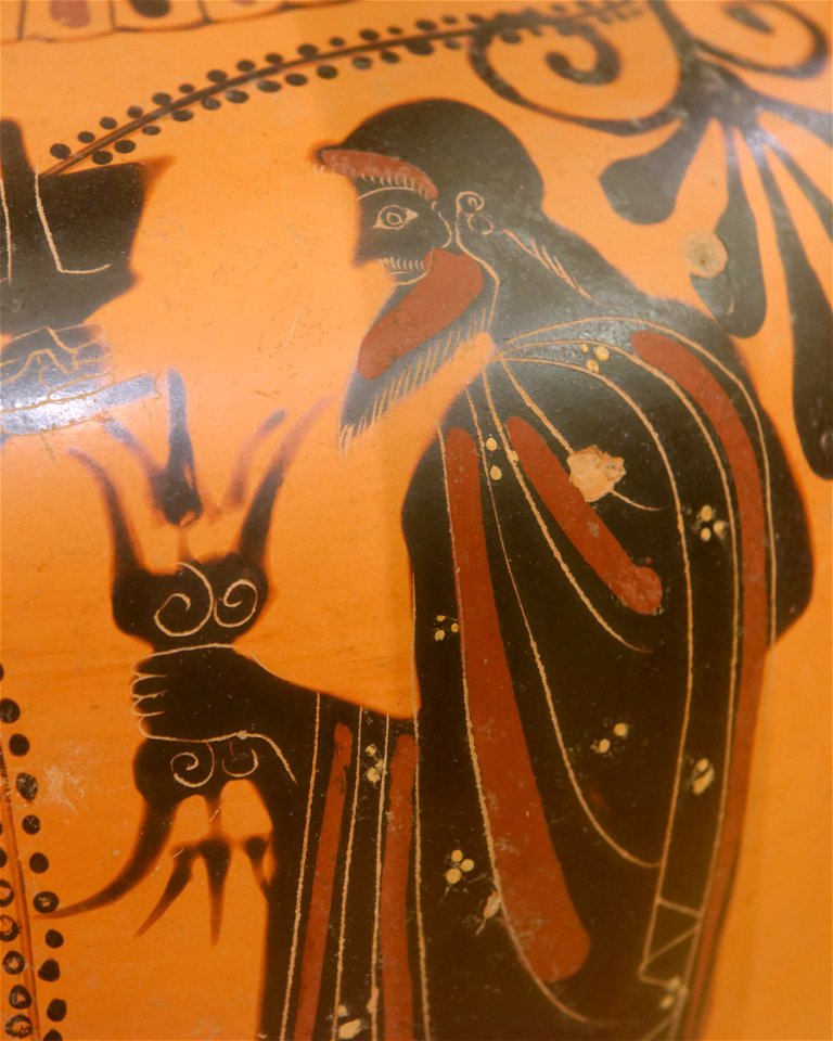 Poseidon Dionysos Zeus neck-amphora Nationalmuseet n3