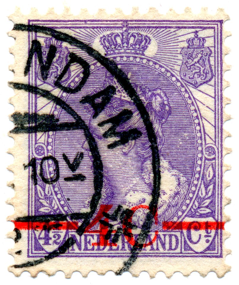 Postzegel 1921 4 cent