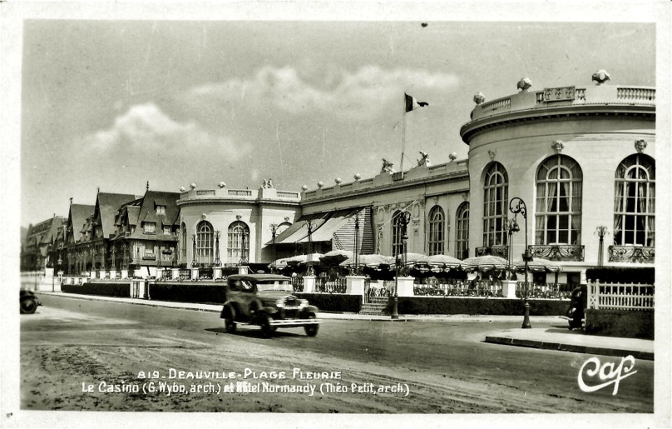 Postcard 1930s CAP Deauville B003