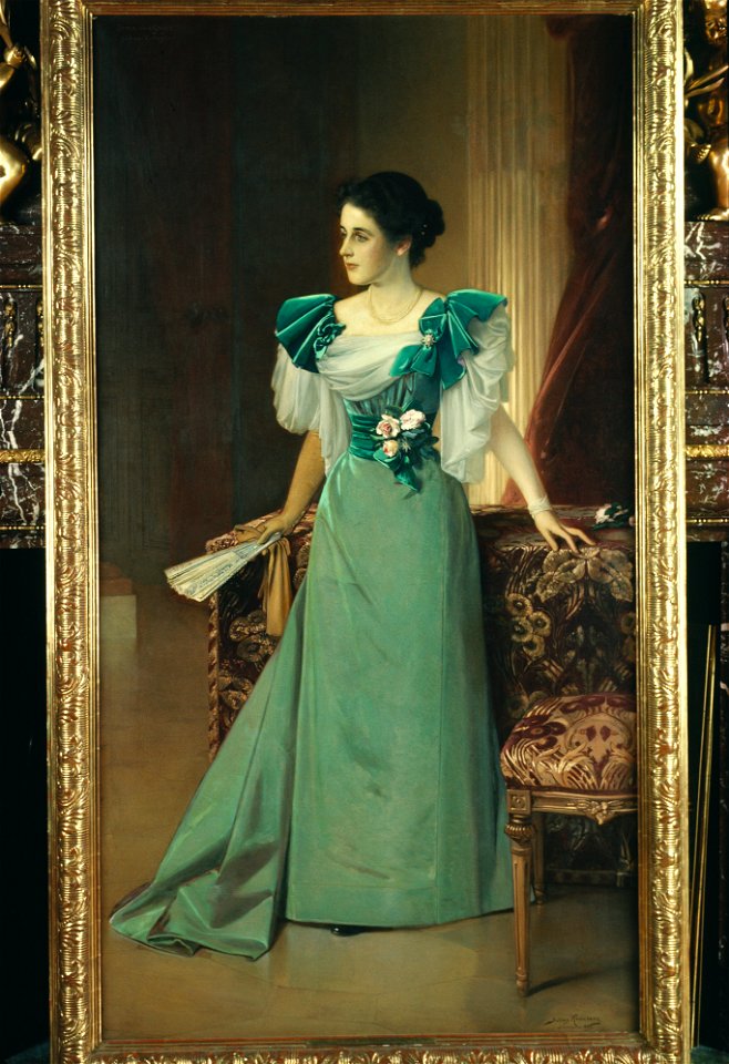Porträtt, Irma von Geijer av Julius Kronberg - Hallwylska museet - 13109