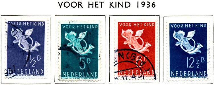 Postzegel 1936 voor het kind