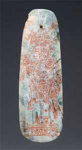 Possibly Guatemala, Maya Culture, Early Classic period (A.D. 250–600) - Royal Belt Ornament - Google Art Project