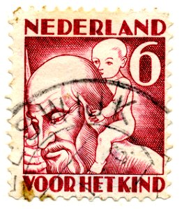 Postzegel 1930 voor het kind 6 cent
