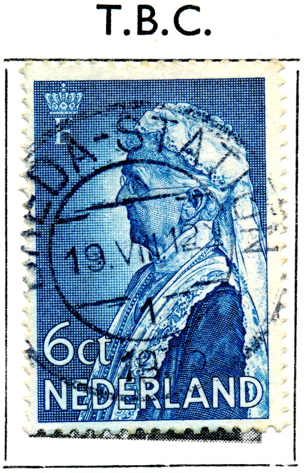 Postzegel 1934 emmazegel