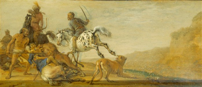 Potter, Paulus - Punishment of a Hunter (The Lion Hunt)