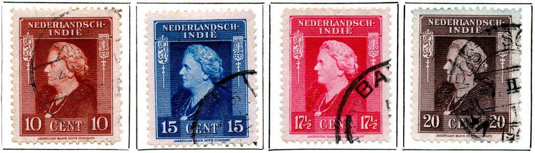 Postzegel NI nr309-312