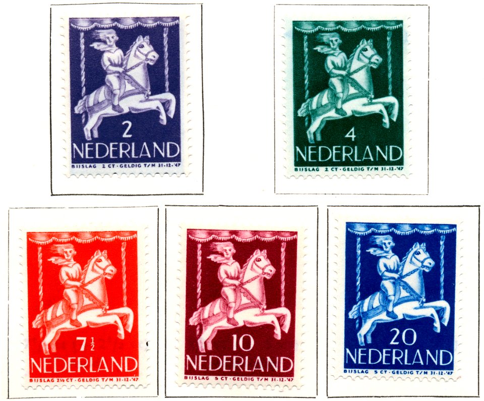 Postzegel NL nr469-473