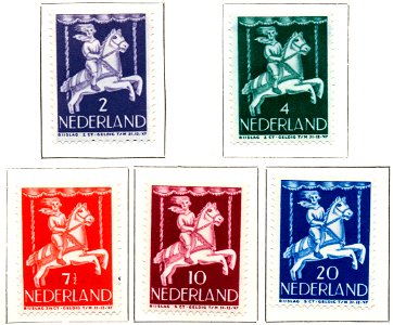 Postzegel NL nr469-473