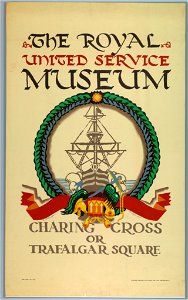 Poster, The Royal United Service Museum, for London Underground, 1921 (CH 18447459-2)