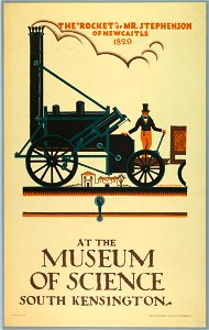 Poster, The 'Rocket'-Museum of Science, 1922 (CH 18447503-2)