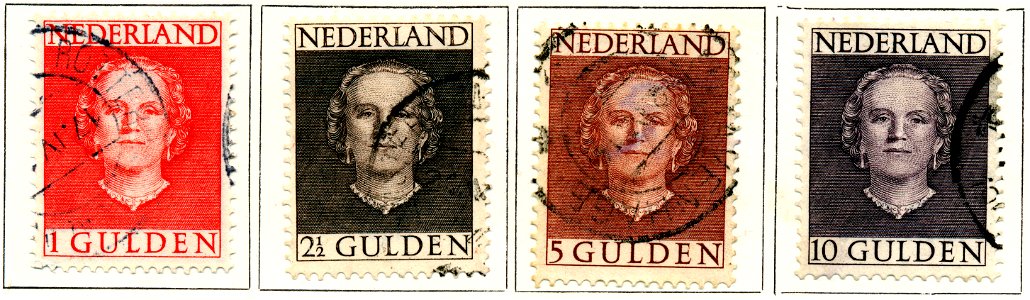 Postzegel NL nr534-537