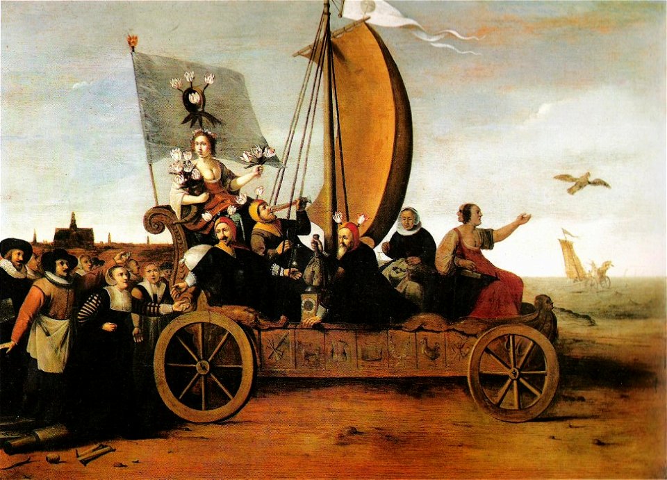 Flora's Malle-wagen van Hendrik Pot 1640