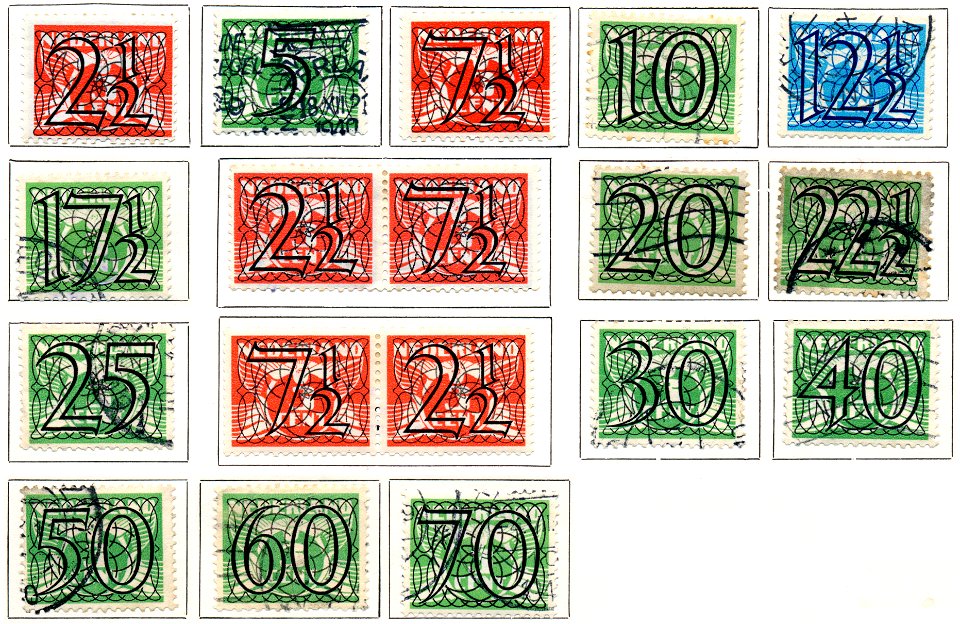 Postzegel NL 1940 nr356-369