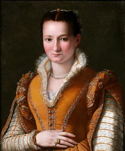 Possibly Bianca Capello de'Medici by Alessandro Allori. Free illustration for personal and commercial use.