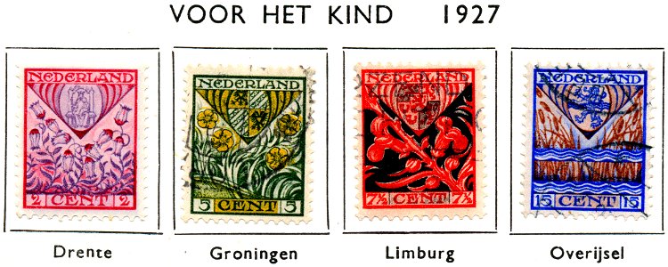 Postzegel 1927 voor het kind
