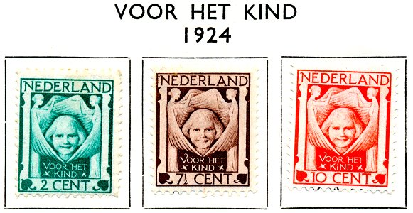 Postzegel 1924 voor het kind