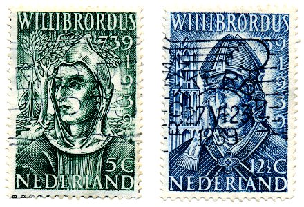 Postzegel NL 1939 nr323-324