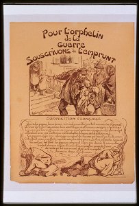 Pour l'orphelin de la guerre souscrivons á l'Emprunt LCCN99613702