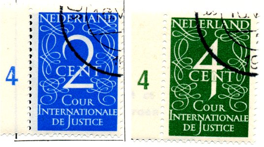 Postzegel NL D nr25-26