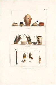 Poterie - Vannerie - Armes offensives, rame, da Coleção Brasiliana Iconográfica