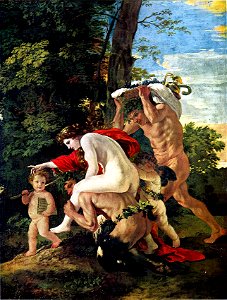 Scène bacchique vers 1627 Cassel Staatliche Museen