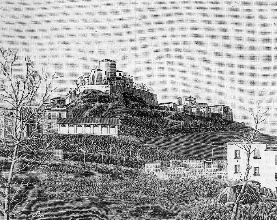 Potenza – Castello San Carlo (xilografia)