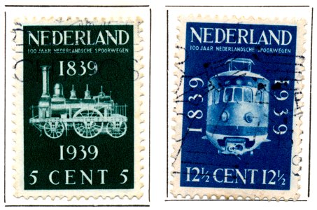 Postzegel NL 1939 nr325-326