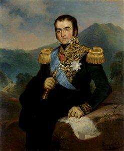 Posthumous Portrait of Herman Willem Daendels, Governor-General of the Dutch East Indies - Rd Saleh