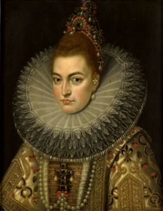 Isabella Clara Eugenia van Habsburg (1566-1633). Echtgenote van aartshertog Albertus van Oostenrijk Rijksmuseum SK-A-510
