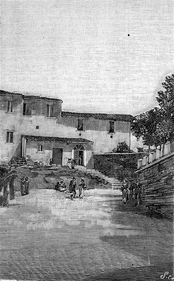 Potenza – Ospedale Civile (xilografia)