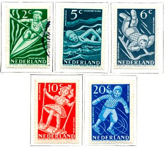 Postzegel NL nr508-512