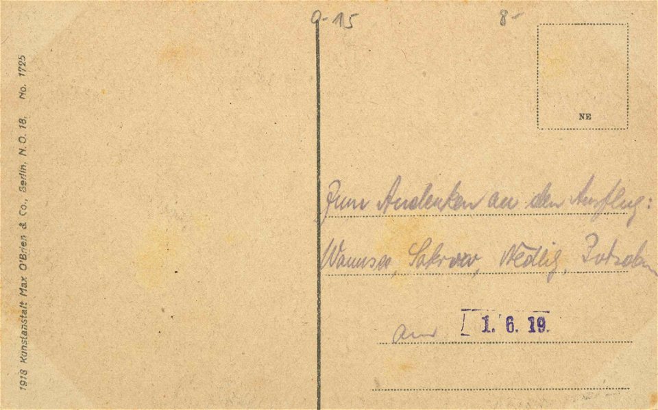 Potsdam, Brandenburg - Stadtansicht (2) (back) (Zeno Ansichtskarten)